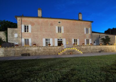 Domaine de la Gravette vue de nuit